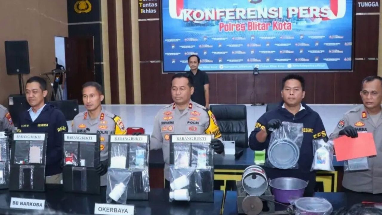 Dari Narkoba hingga Petasan, 39 Kasus Dibongkar Polres Blitar Kota