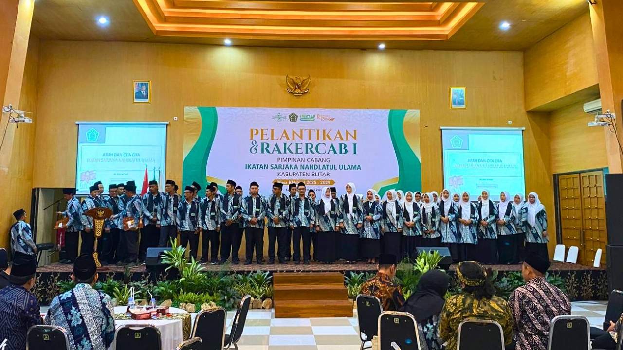 95 Pengurus PC ISNU Blitar Resmi Dilantik, Siap Perkuat Peran Intelektual