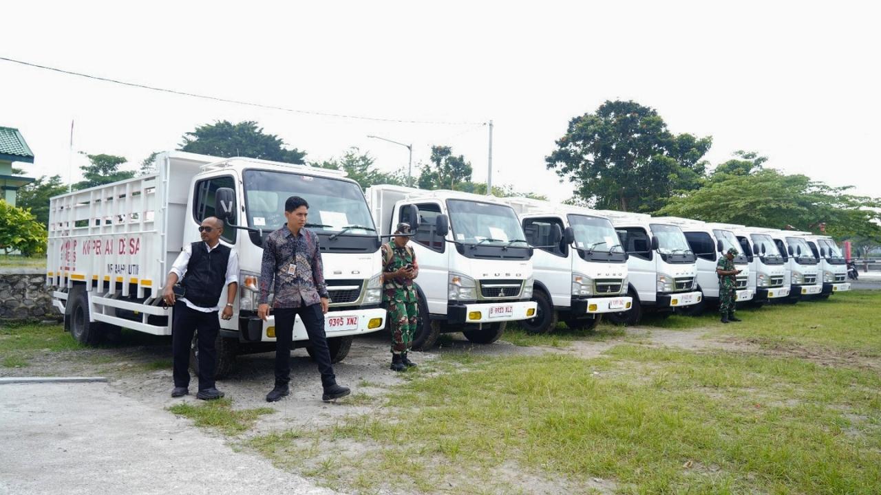 Pemkot Blitar Terima Bantuan Bagi KKMP, 15 Unit dari 21 Truk Telah Sampai