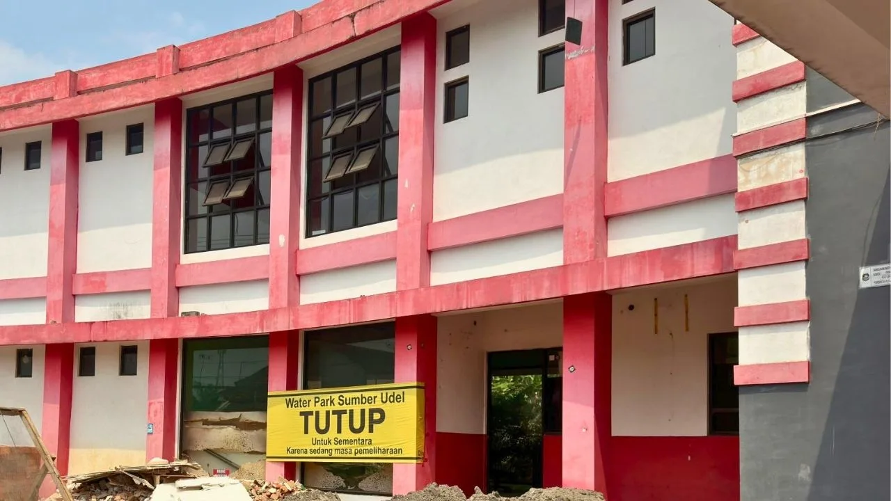 Delapan Pekan Dikerjakan, Wajah Depan Wisata Sumber Udel Blitar Baru Bersolek