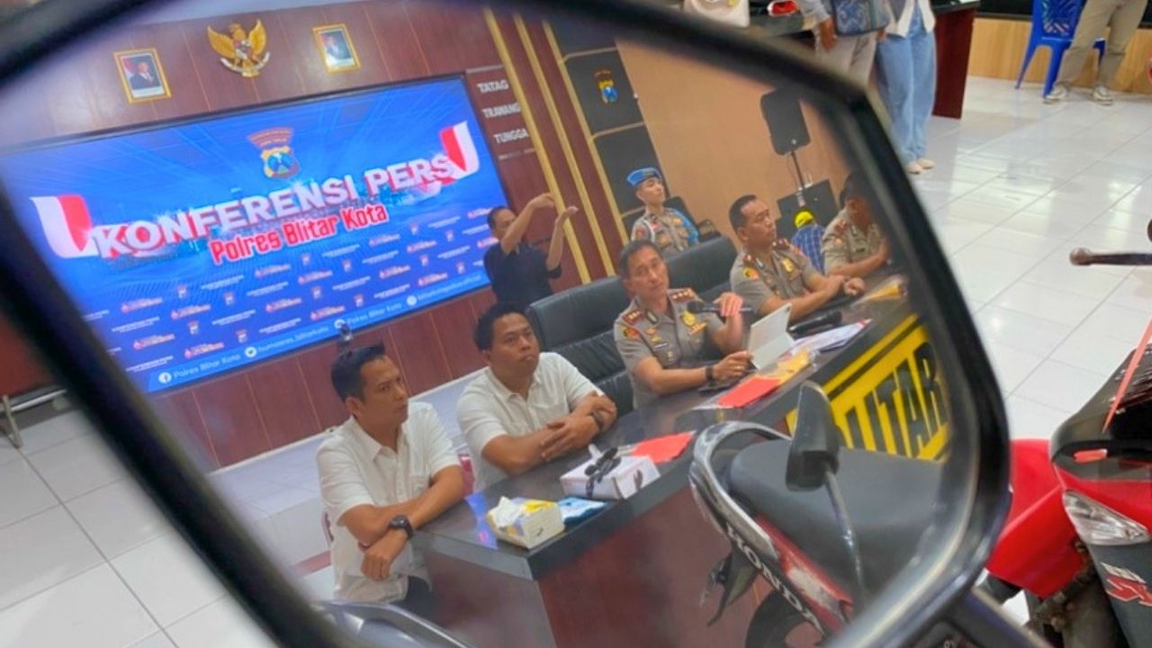 Beraksi Sejak 2025, Dua Pelaku Curanmor Dibekuk Polres Blitar Kota