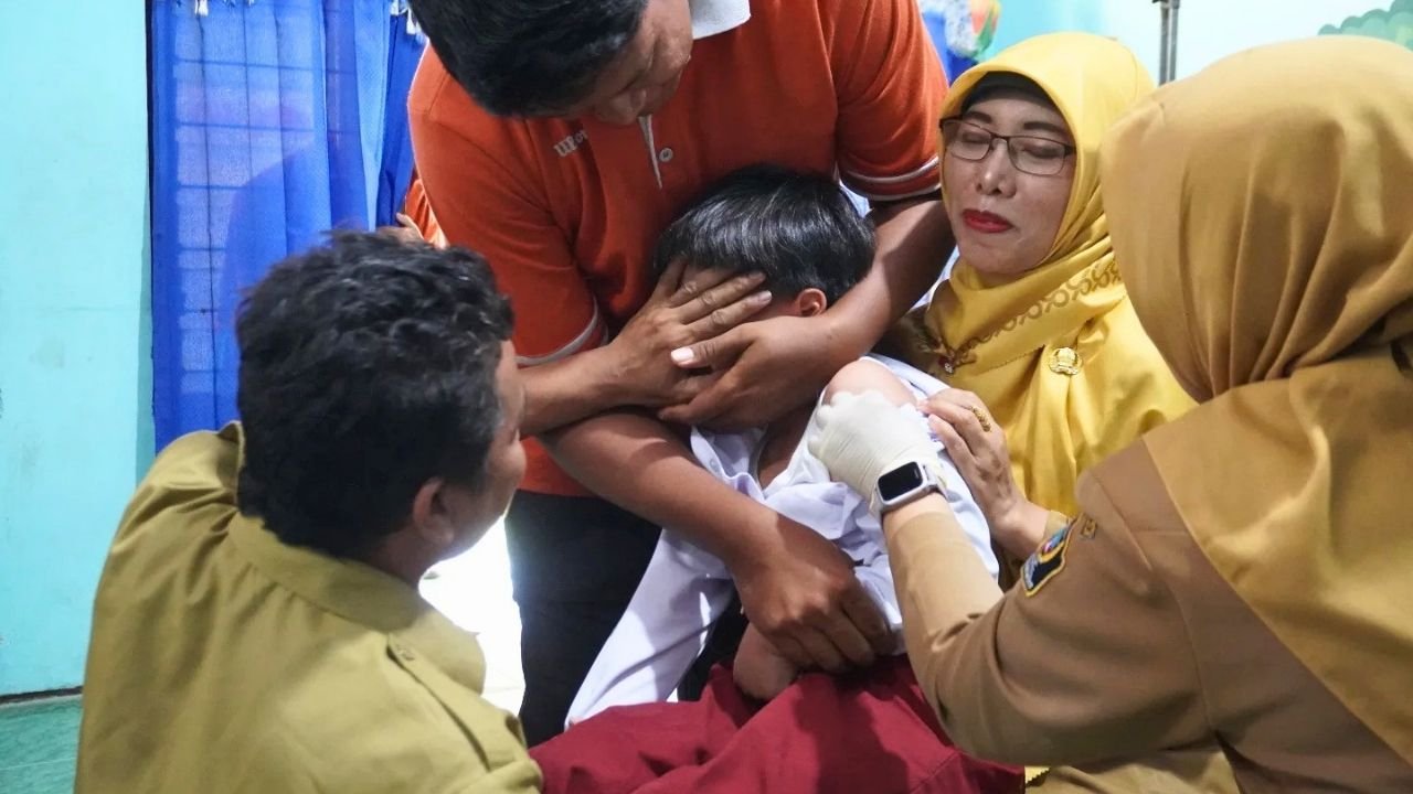 Capaian Imunisasi Anak Sekolah Blitar Belum Sentuh Target, Imunisasi DT dan Td Masih Rendah