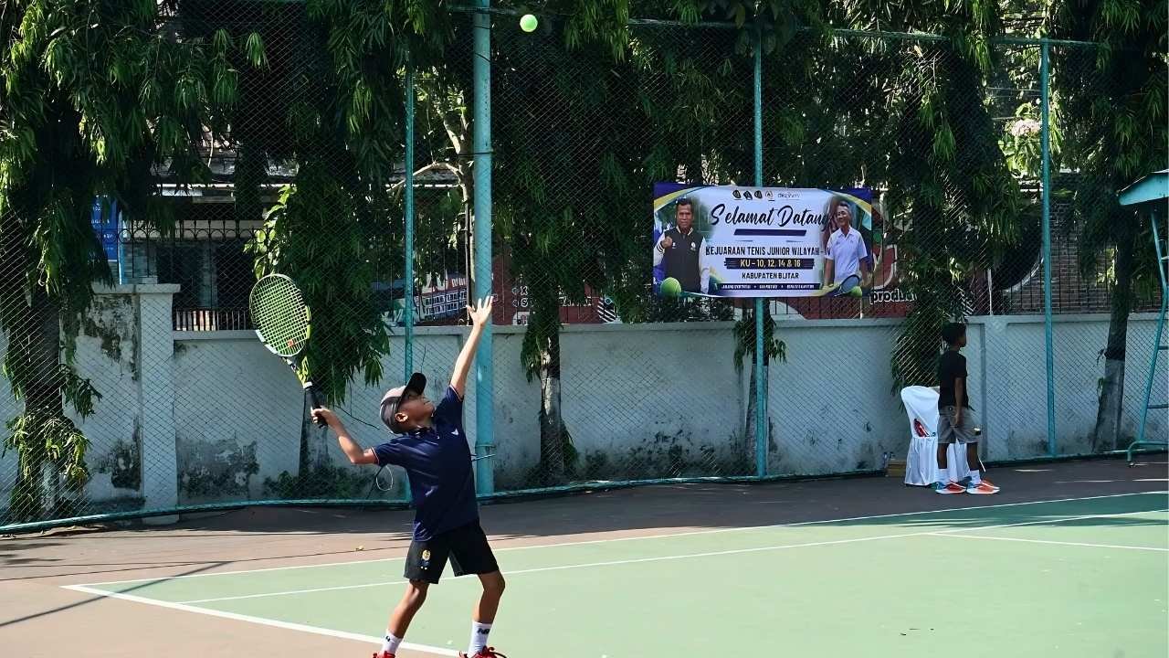 55 Atlet Berebut Gelar, Kabupaten Blitar Dipercaya Jadi Tuan Rumah Kejurwil Tenis Junior Jatim 2026