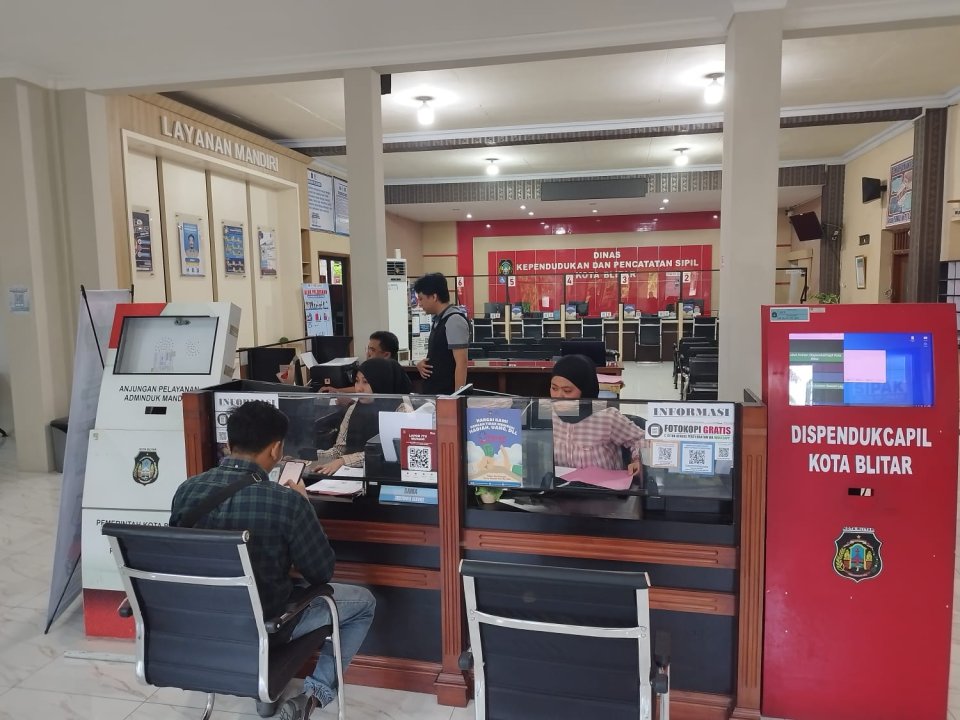 Penduduk Masuk Kota Blitar Lebih Banyak daripada yang Keluar, Didominasi Faktor Kerja dan Pendidikan